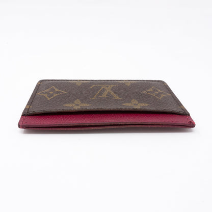 Louis-vuitton Card Holder Monogram Fuchsia
