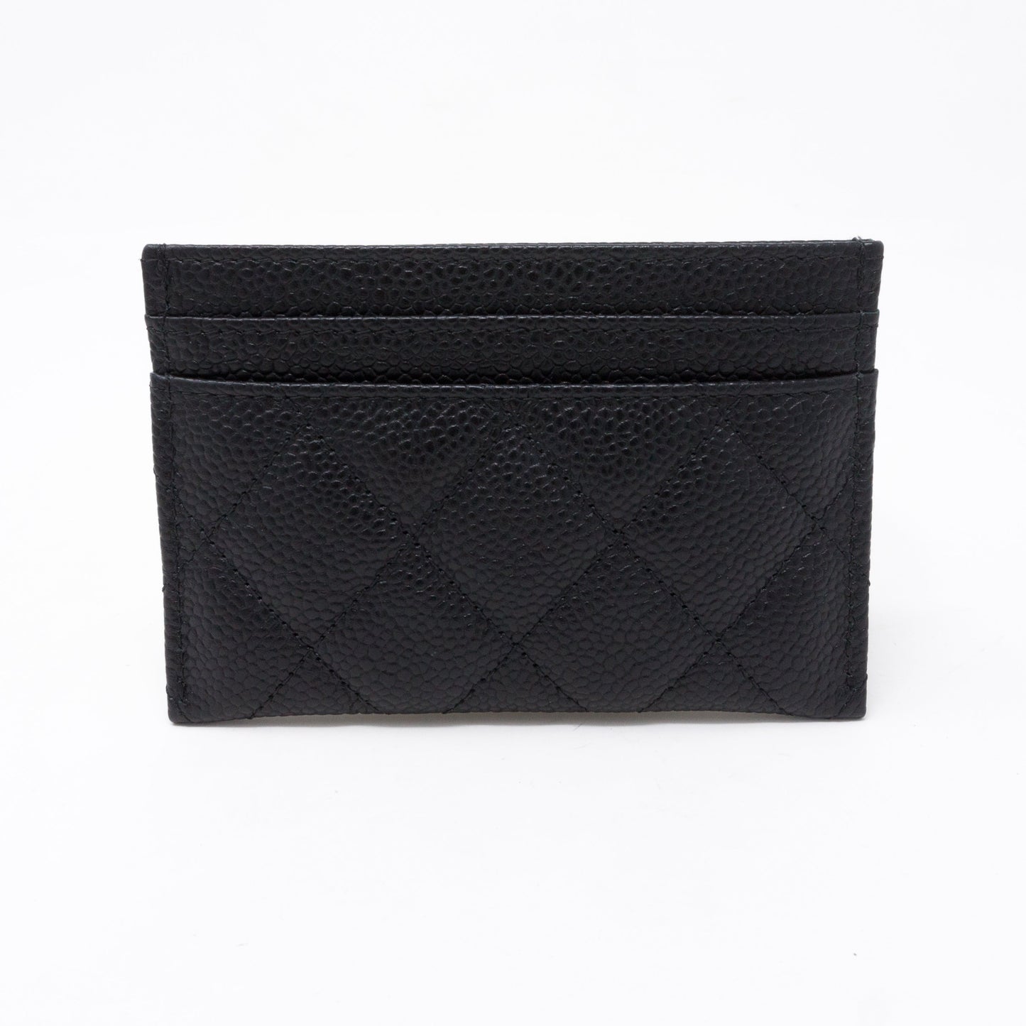 Card Holder CC Filigree Black Caviar Leather