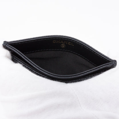 Holder CC Filigree Black Caviar Leather