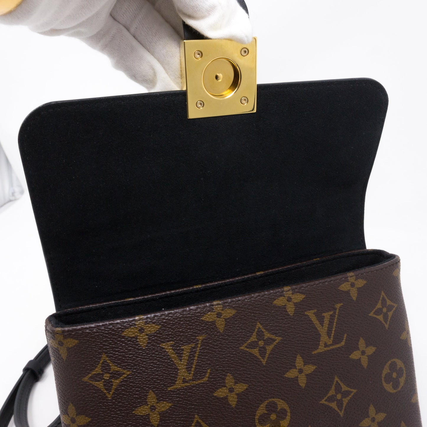 Louis-vuitton Locky BB Monogram Black Leather