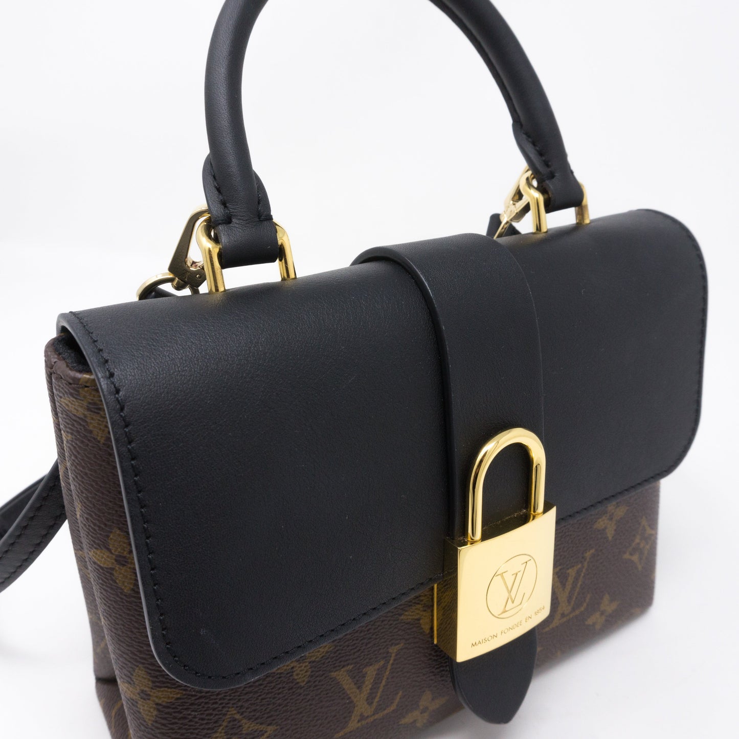 Louis-vuitton Locky BB Monogram Black Leather