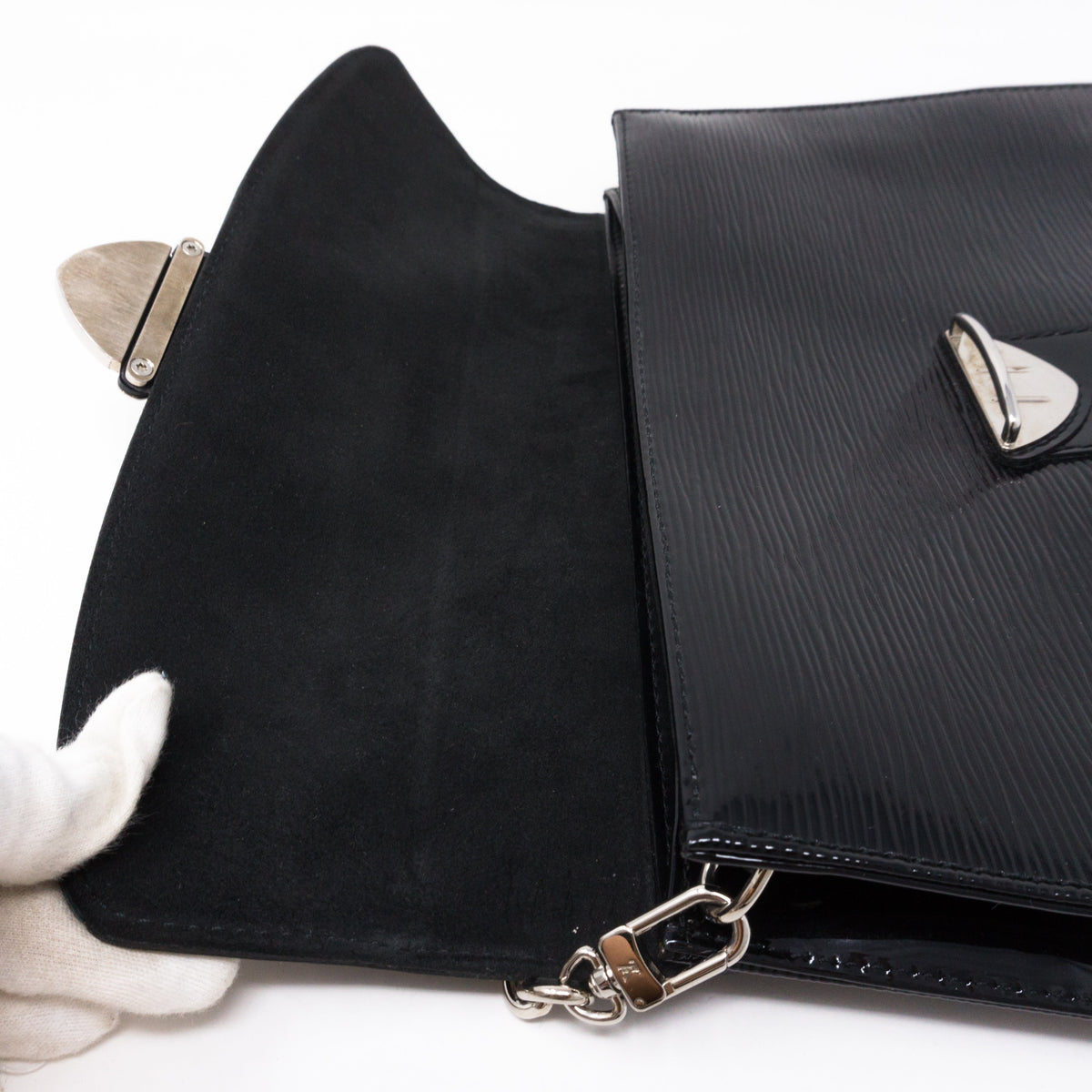 Louis-vuitton Pochette Iena Noir Electric Epi Leather