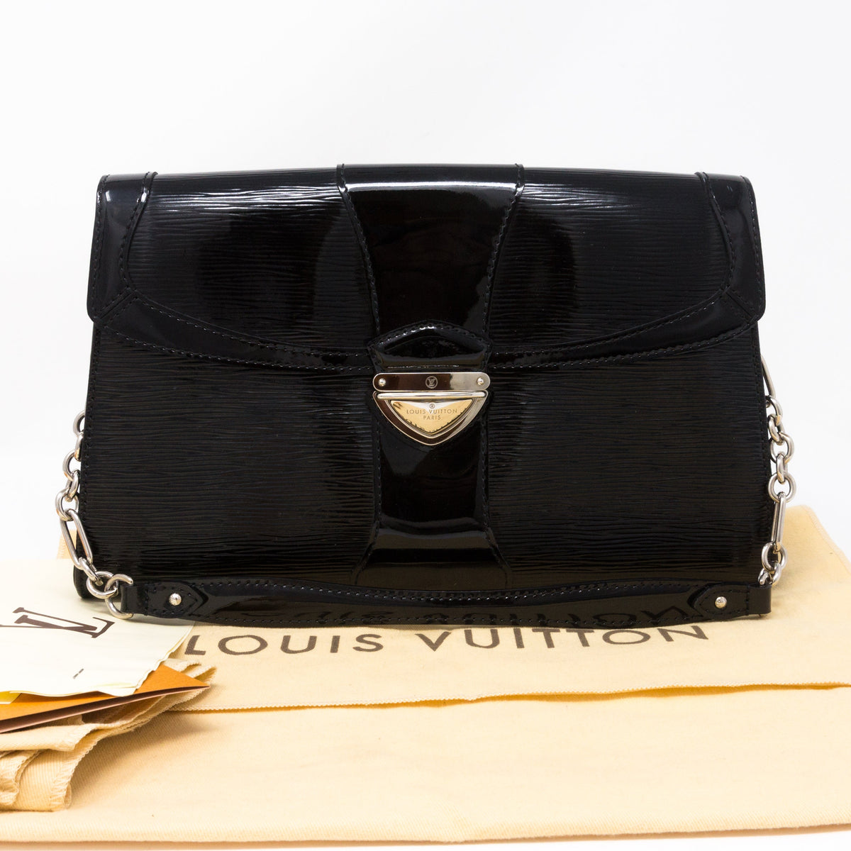 Louis-vuitton Pochette Iena Noir Electric Epi Leather