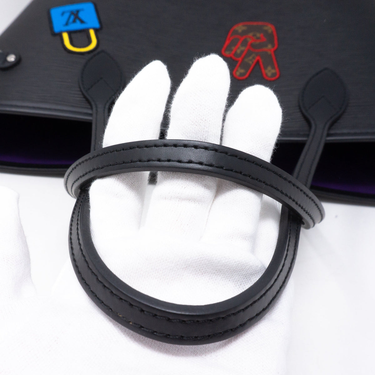 Louis-vuitton Neverfull MM Epi Patches with Pochette