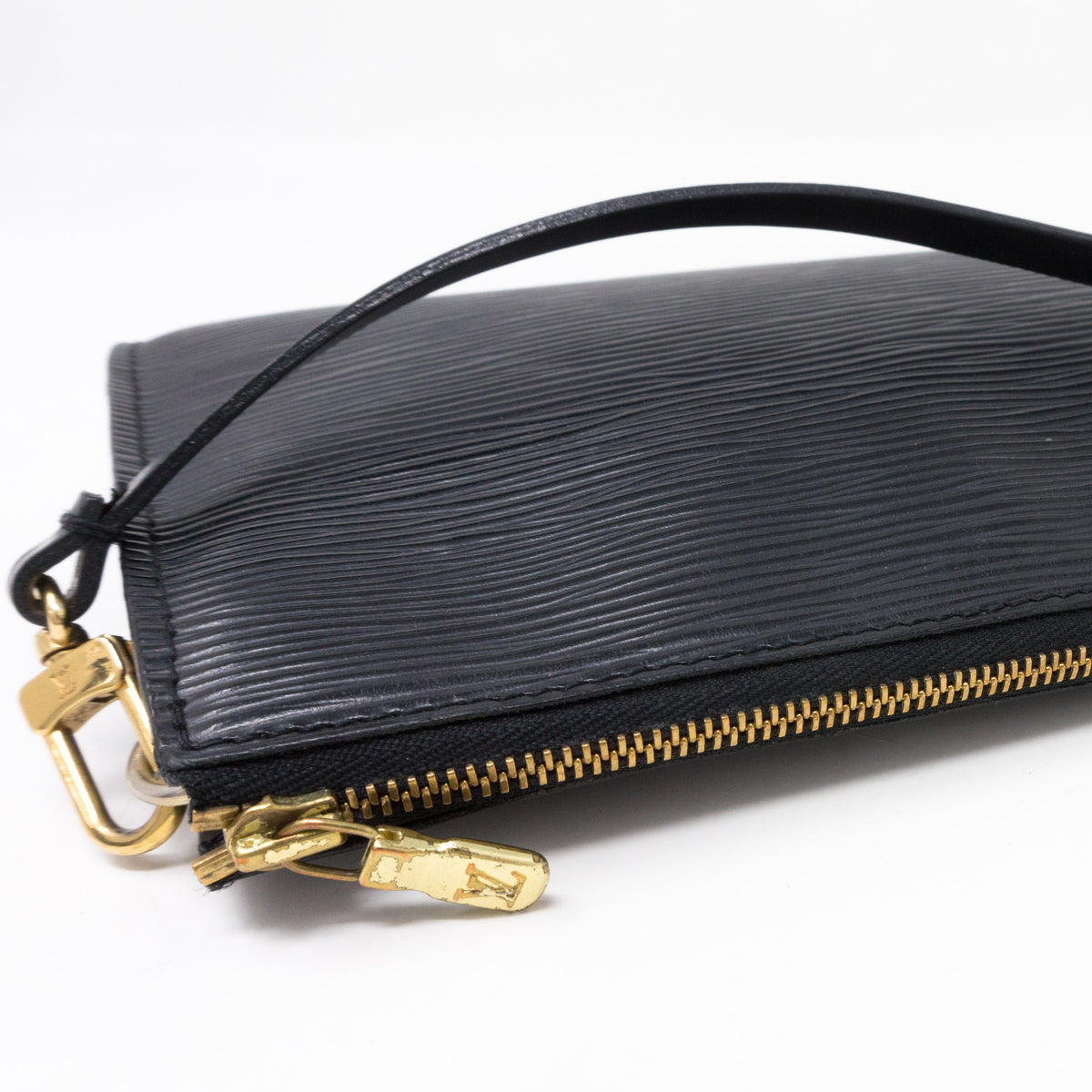 Louis-vuitton Pochette Accessoires Black Epi Leather