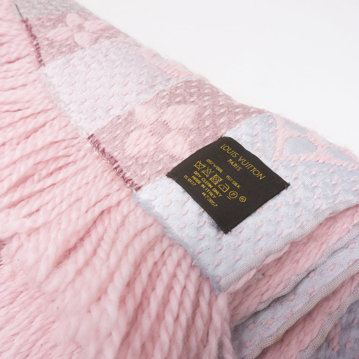 Louis-vuitton Logomania Rainbow Crystal Pink Scarf
