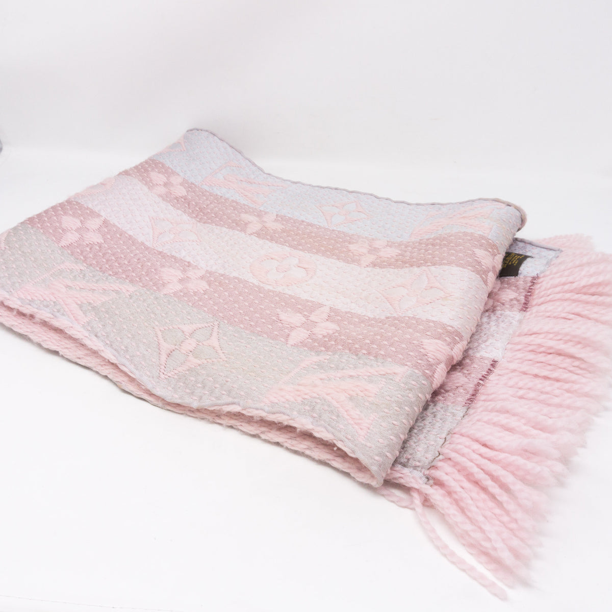 Louis-vuitton Logomania Rainbow Crystal Pink Scarf