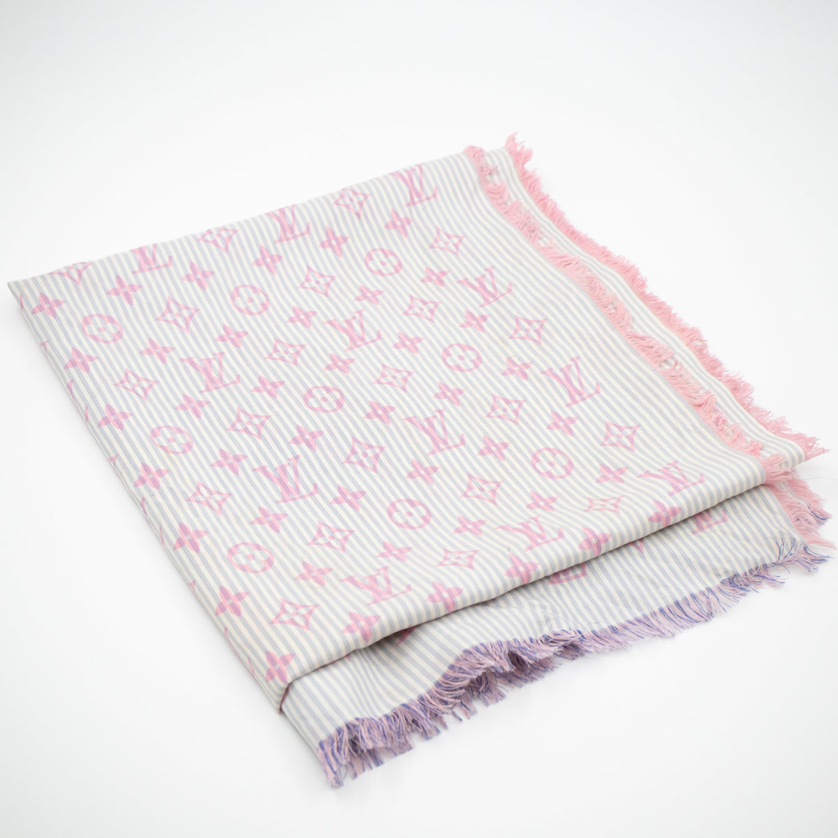 Louis-vuitton Sur Mesure Silk Square Scarf Pink