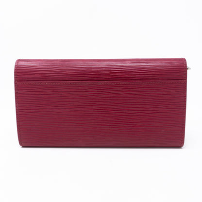 Louis-vuitton Sarah Wallet Epi Fuchsia