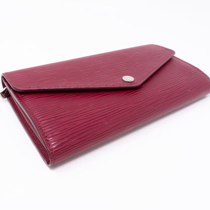 Louis-vuitton Sarah Wallet Epi Fuchsia