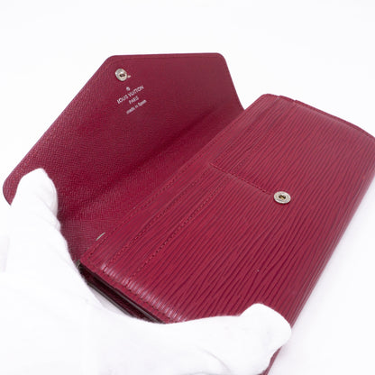 Louis-vuitton Sarah Wallet Epi Fuchsia