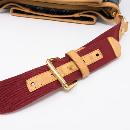 Louis-vuitton Porte Epaule Cruise Raye Cabas MM Denim