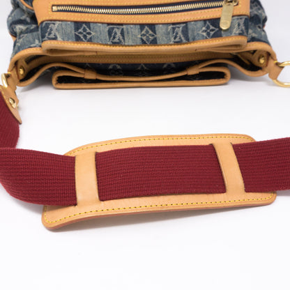 Louis-vuitton Porte Epaule Cruise Raye Cabas MM Denim