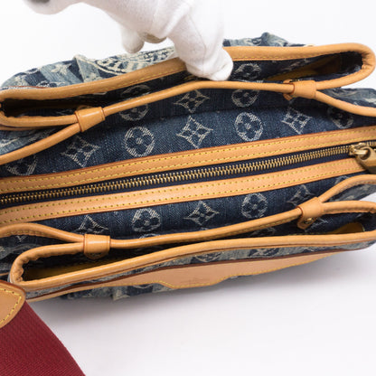 Louis-vuitton Porte Epaule Cruise Raye Cabas MM Denim