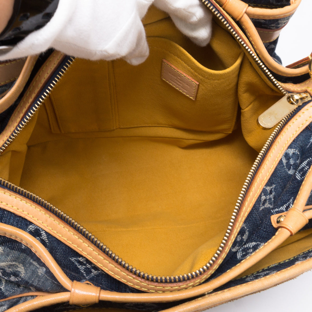 Louis-vuitton Porte Epaule Cruise Raye Cabas MM Denim