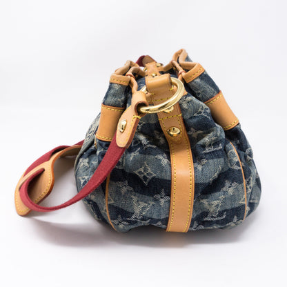 Louis-vuitton Porte Epaule Cruise Raye Cabas MM Denim