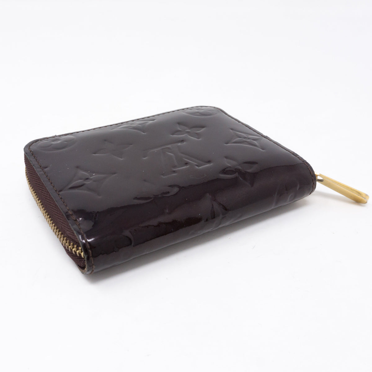 Louis-vuitton Zippy Coin Purse Vernis Amarante Leather