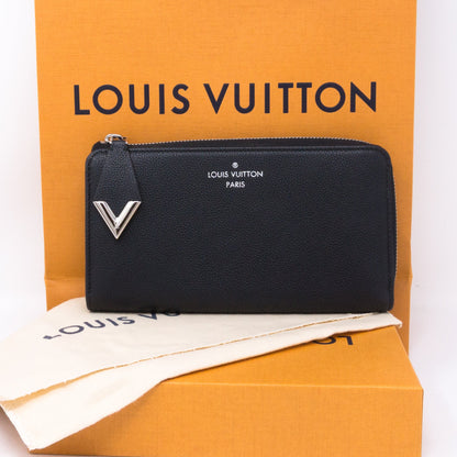 Louis-vuitton Comete Wallet Noir Veau Cachemire