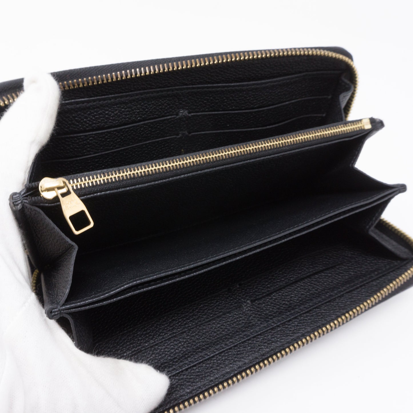 Louis-vuitton Zippy Wallet Black Monogram Empreinte