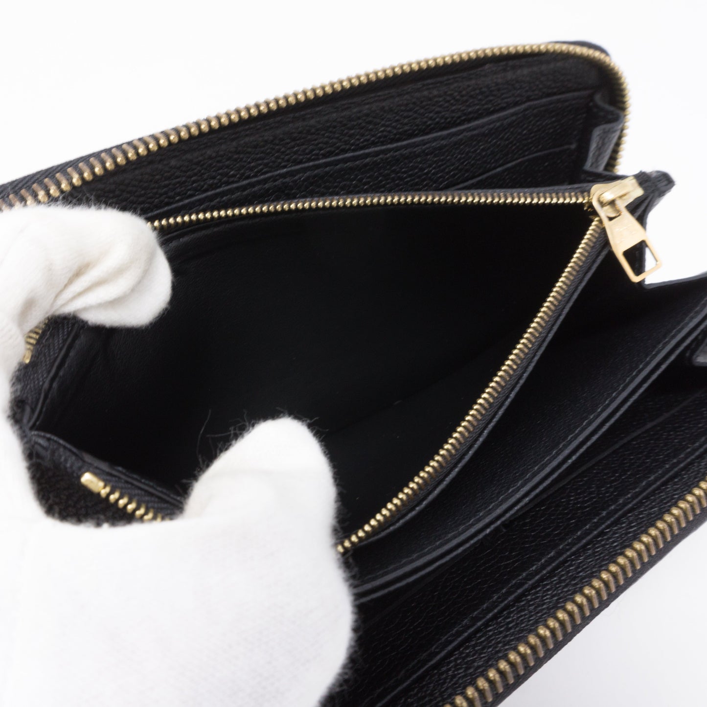 Louis-vuitton Zippy Wallet Black Monogram Empreinte