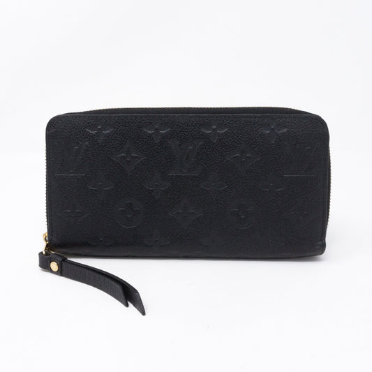 Louis-vuitton Zippy Wallet Black Monogram Empreinte