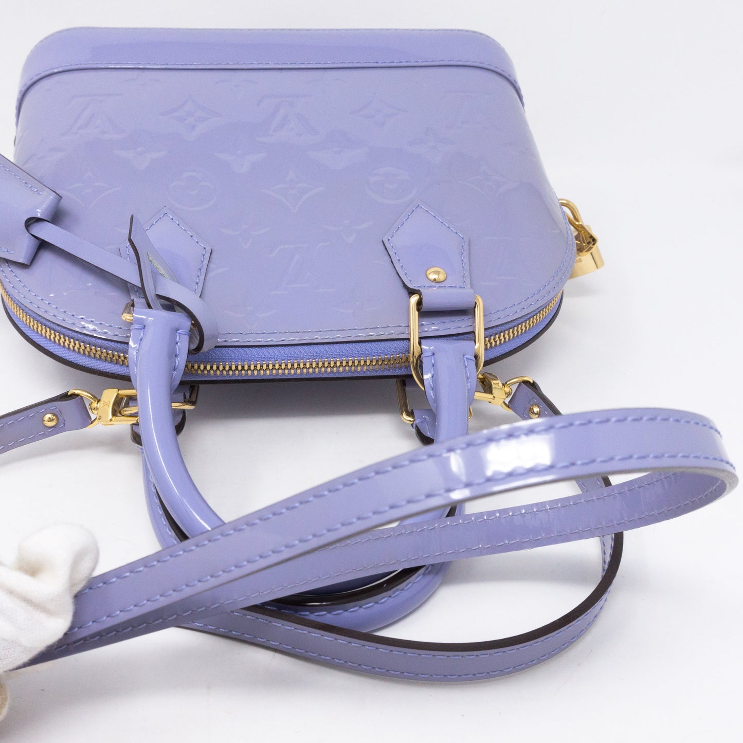 Louis-vuitton Alma BB Lavender Vernis