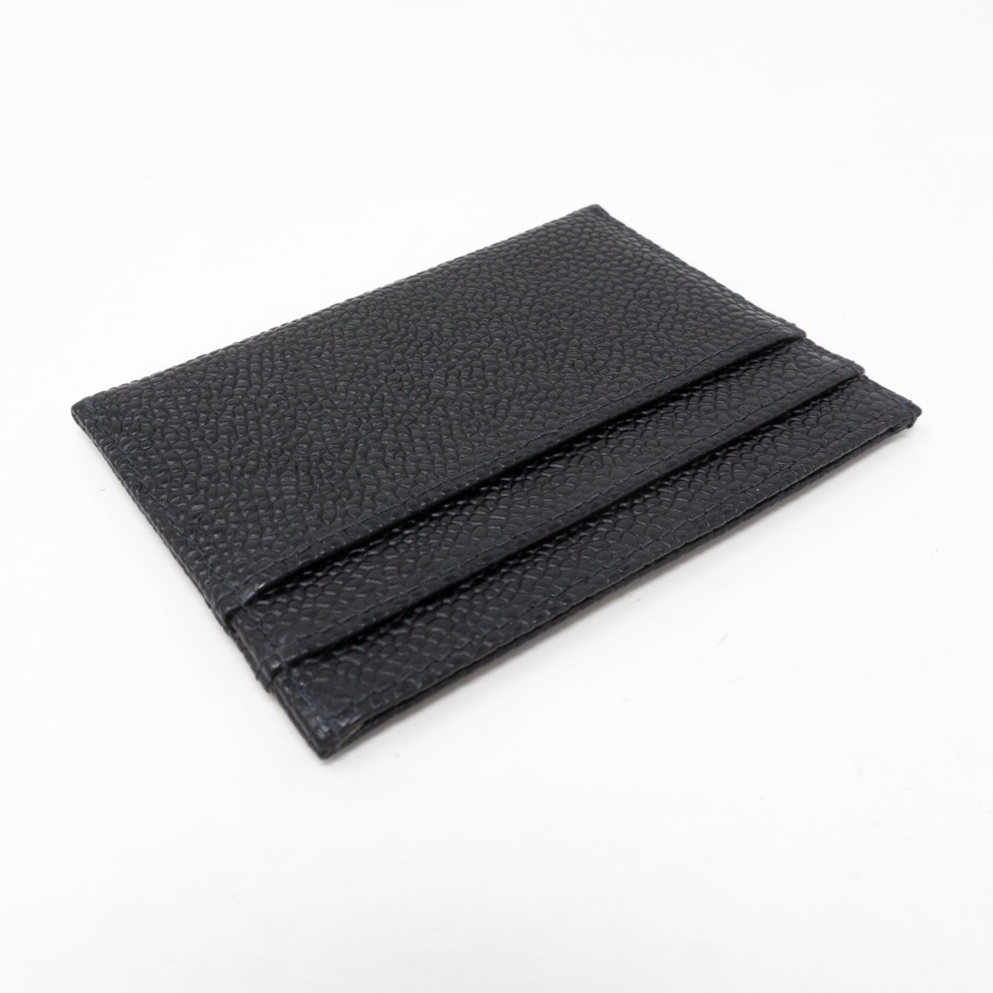 Holder CC Black Caviar Leather