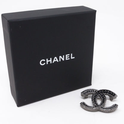 CC Brooch Black Pearl Ruthenium