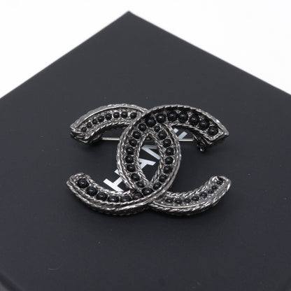 CC Brooch Black Pearl Ruthenium