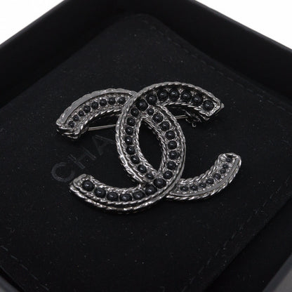 CC Brooch Black Pearl Ruthenium