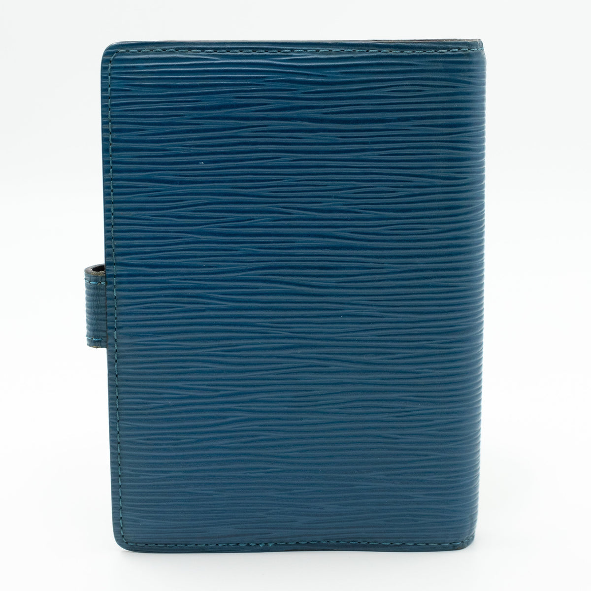 Louis-vuitton Small Ring Agenda Cover Epi Leather Blue