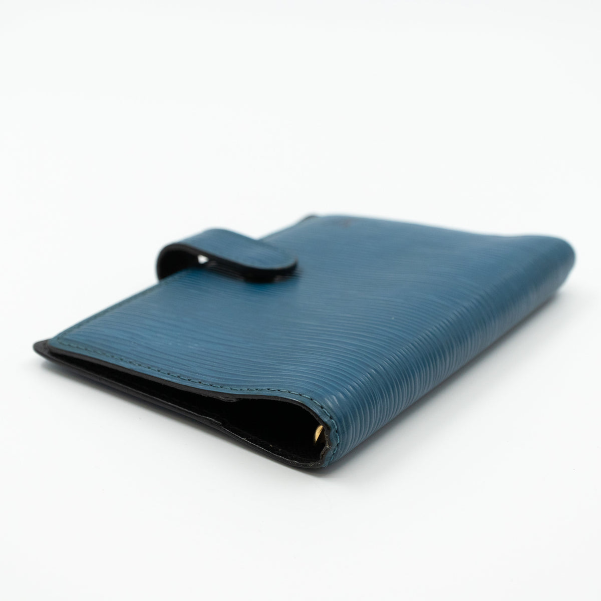Louis-vuitton Small Ring Agenda Cover Epi Leather Blue