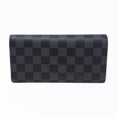 Louis-vuitton Brazza Wallet Damier Graphite Yellow Stripe