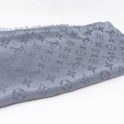 Louis-vuitton Monogram Shine Shawl Charcoal Gray