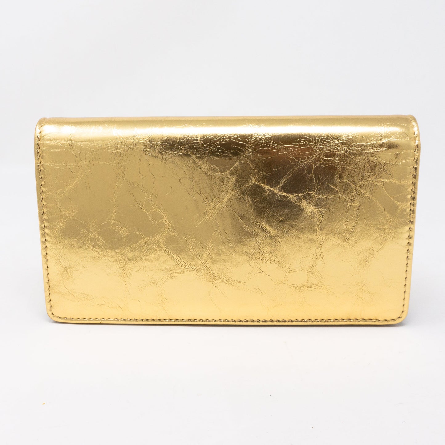 Votez Coco Classic Wallet Gold Leather