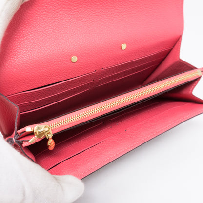 Louis-vuitton Pallas Wallet Monogram Pink Leather
