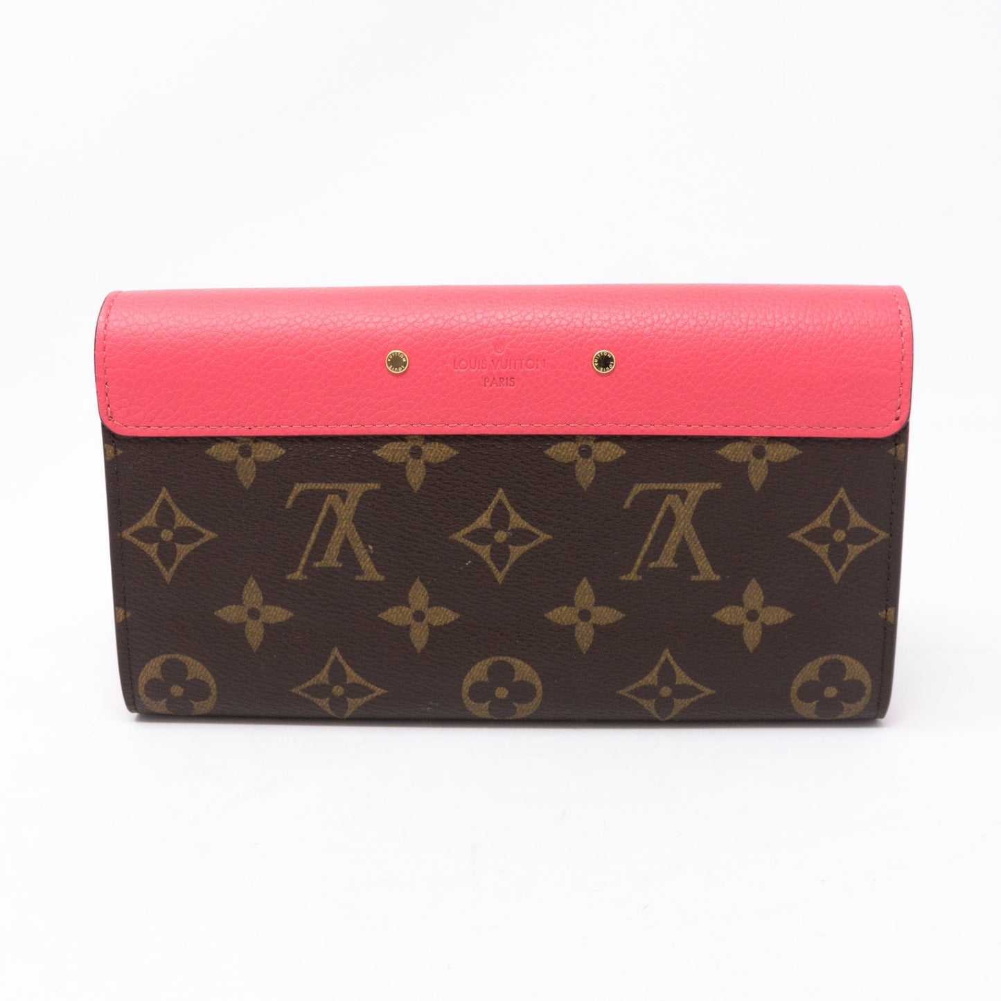 Louis-vuitton Pallas Wallet Monogram Pink Leather