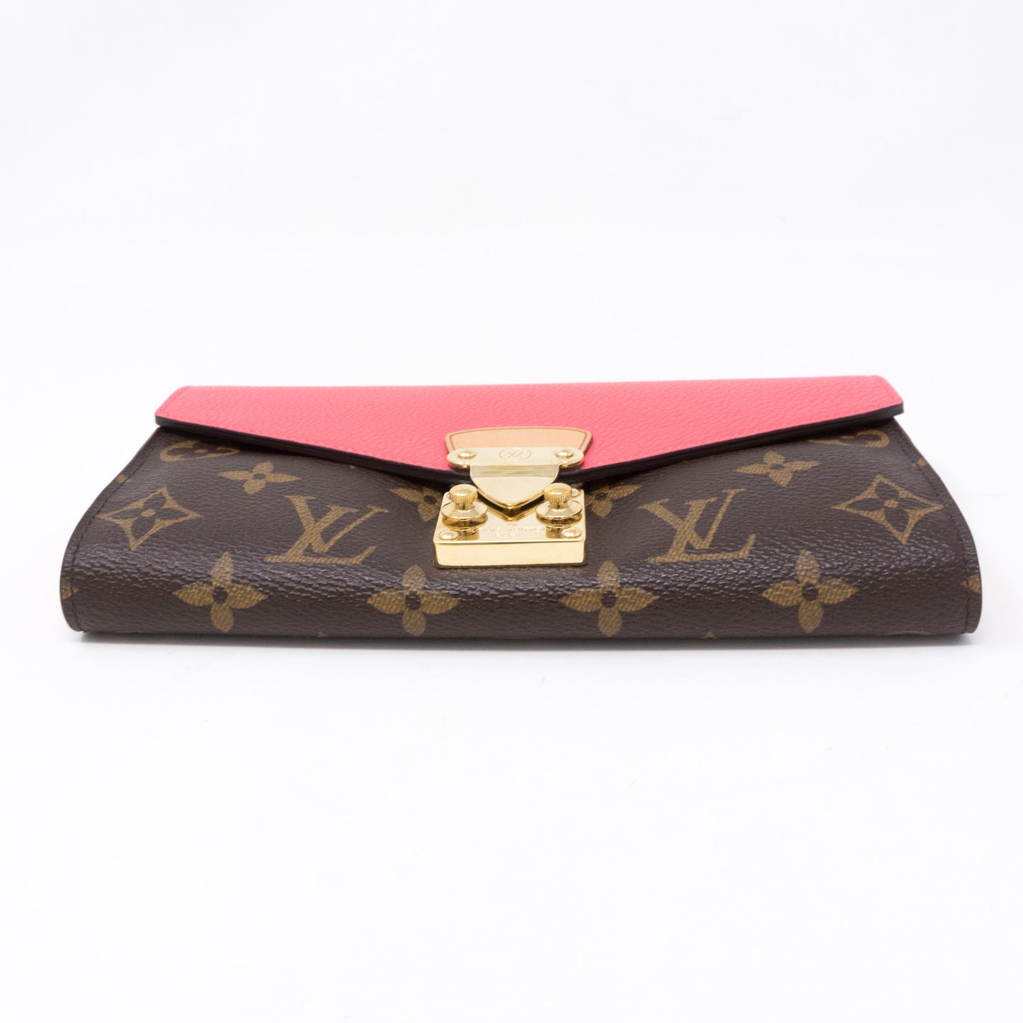 Louis-vuitton Pallas Wallet Monogram Pink Leather