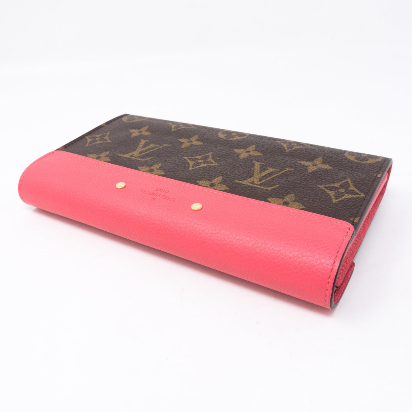 Louis-vuitton Pallas Wallet Monogram Pink Leather