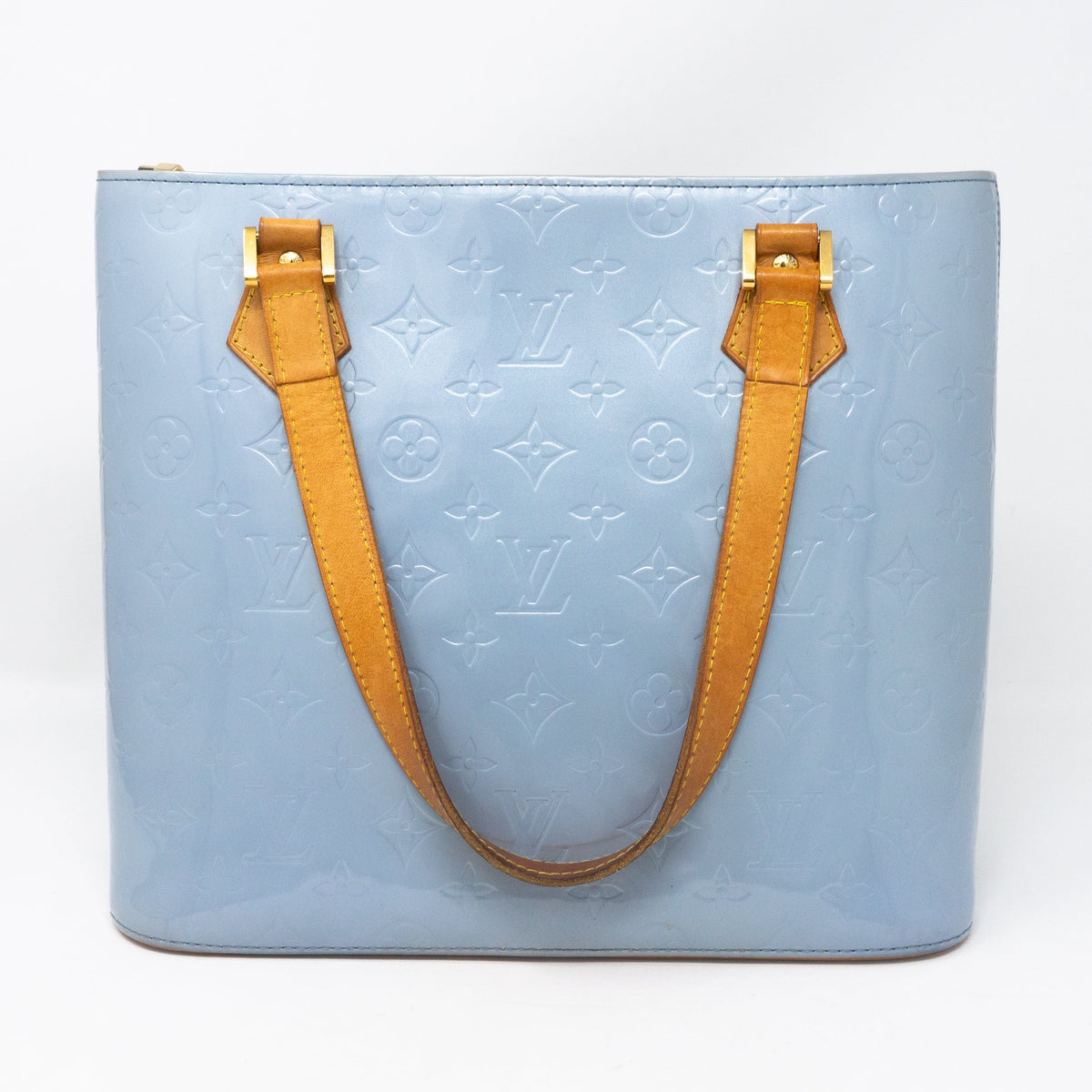 Louis-vuitton Houston Lavender Vernis Leather