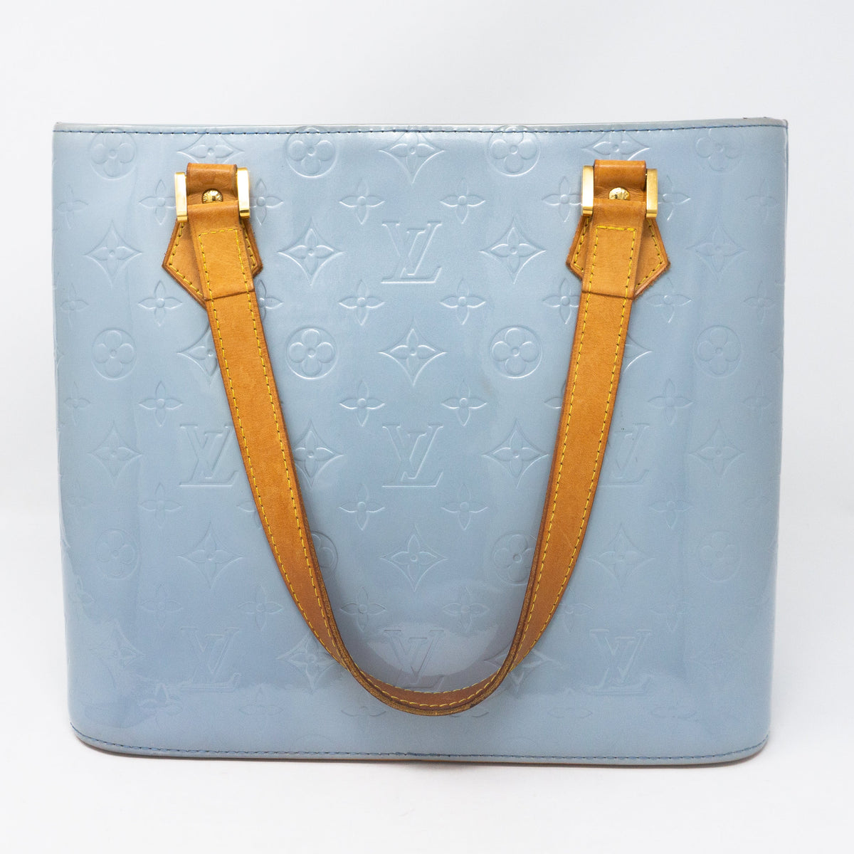 Louis-vuitton Houston Lavender Vernis Leather
