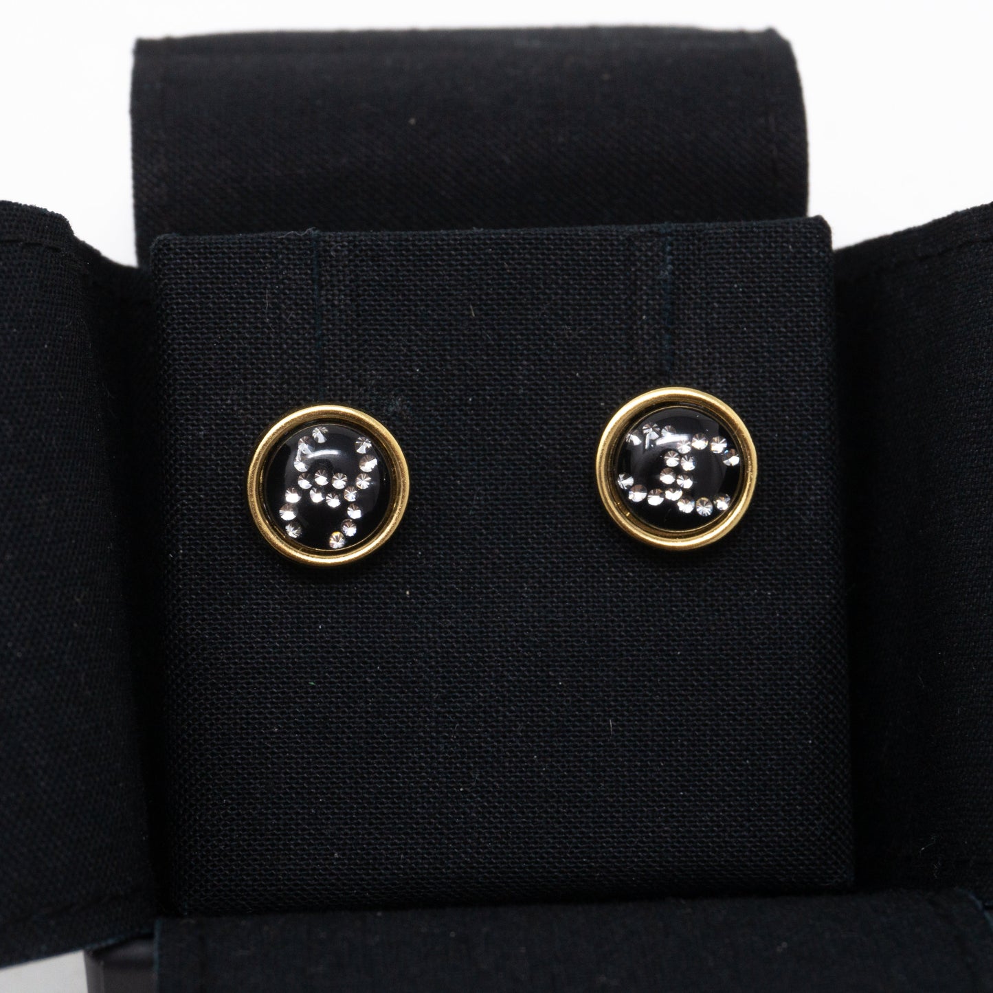 CC Lucky Coco Earrings Black Gold