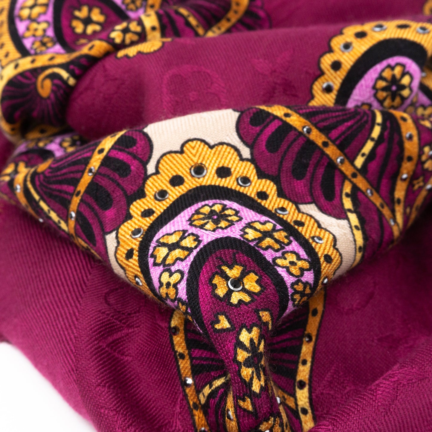 Louis-vuitton Monogram Shawl Paisley Purple