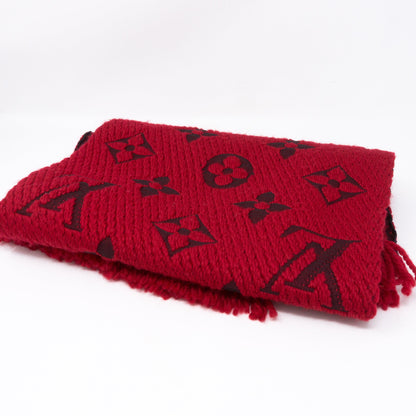 Louis-vuitton Logomania Scarf Ruby