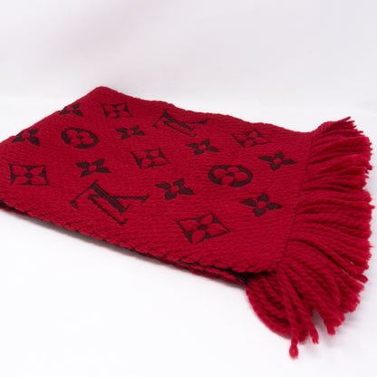 Louis-vuitton Logomania Scarf Ruby