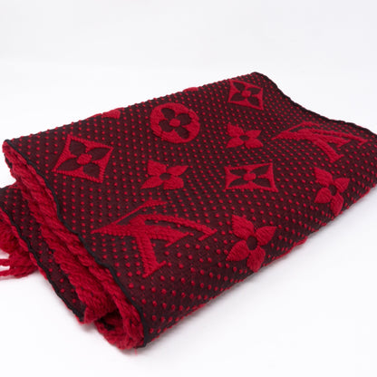 Louis-vuitton Logomania Scarf Ruby