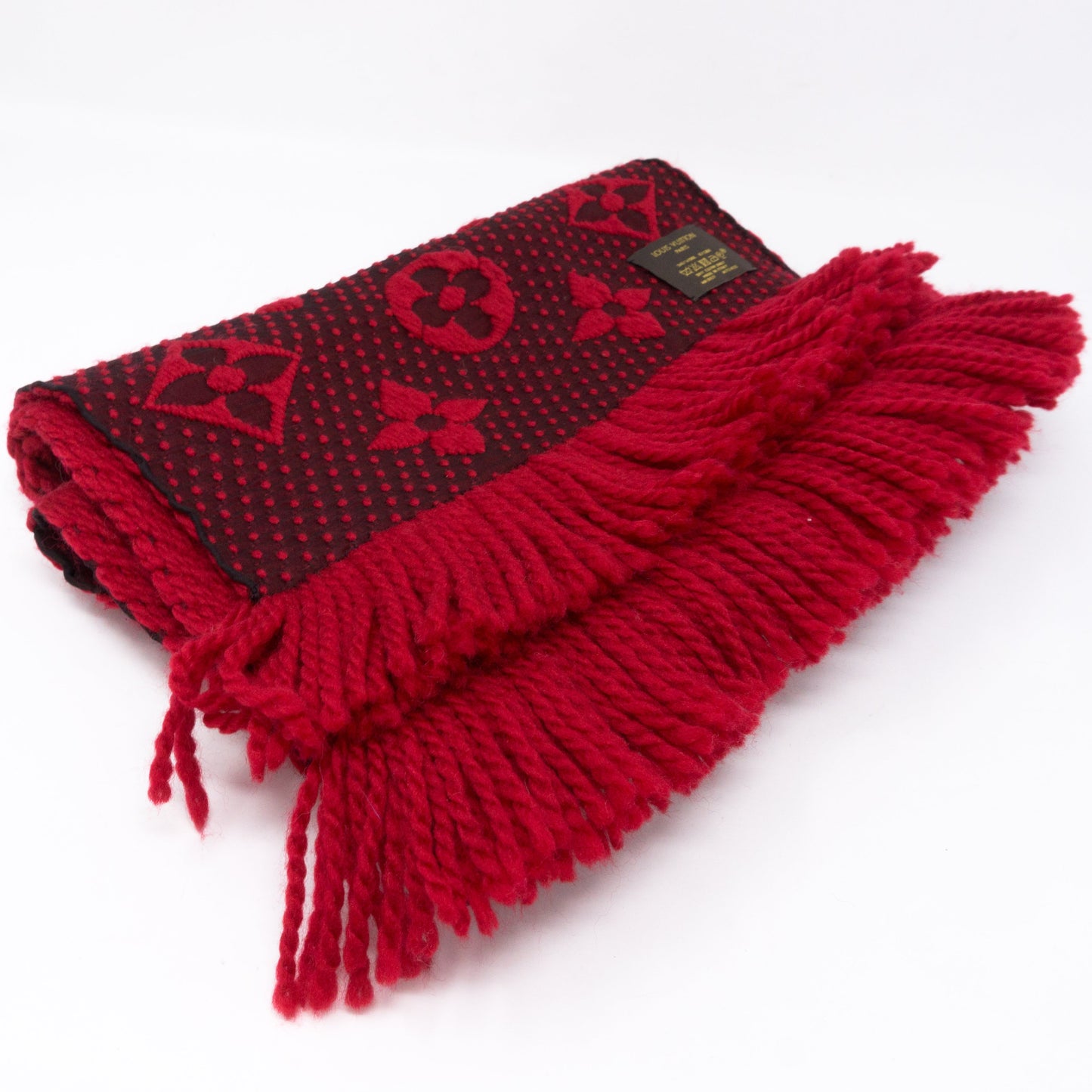 Louis-vuitton Logomania Scarf Ruby