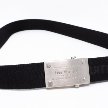 Louis-vuitton Bengale Inventeur Belt Black 85 cm