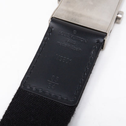 Louis-vuitton Bengale Inventeur Belt Black 85 cm