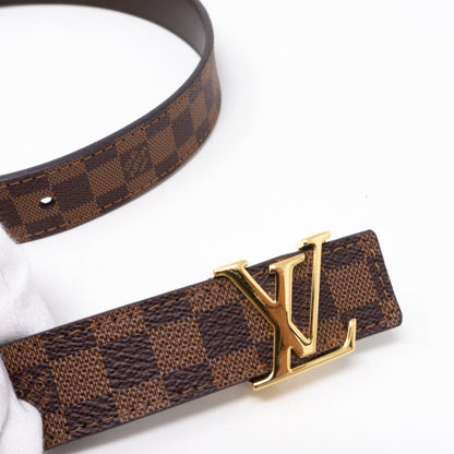 Louis-vuitton LV Belt Mini Damier Ebene 25 mm 80 cm
